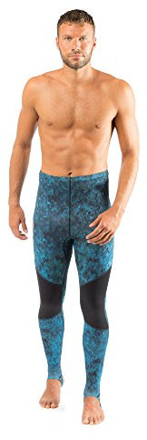 Cressi Hunter Rash Guard Hose, Unisex, Camo Blue, XL