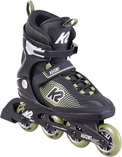 K2 Skates Herren Inline Skates ASCENT 80 M, black - olive, 30F0760.1.1.120