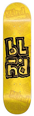 Skateboard PP OG Stacked Stamp RHM, 7.75 x 31.2, Gelb