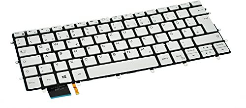 Dell XPS 13 7390 German QWERTZ White Backlit Keyboard TNF4V