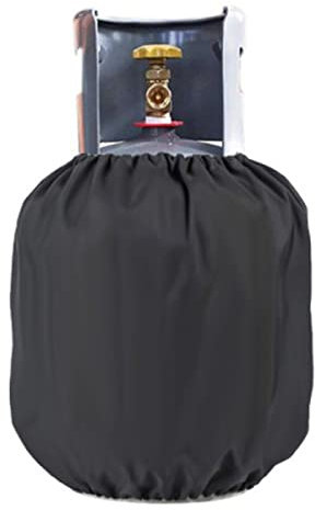 DAZZLEEX Cubierta de Botella de Gas, 20 Libras para Barbacoa, Impermeable, al Aire Libre, Botella de Gas, Tela Oxford, Cubierta de Tanque de propano para jardín, butano, propano, Barbacoa
