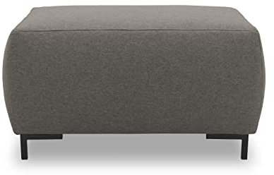 LOOKS by Wolfgang Joop Looks VI Designer Hocker, Polsterhocker, grau, 88 x 68 cm