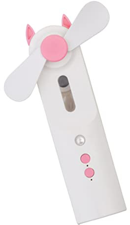 DOITOOL Ventilateur Portable Rechargeable Avec Brumisateur Usb Mini Ventilateur Électrique Pour Voyages Et Activités Extérieures Rose