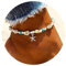 LIHELEI Fußkettchen für Damen, Natural Shell Fußkettchen mit Boho Fußkettchen Silber Strand Schmuck Für Frauen und Mädchen