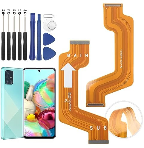 Flat Flex Kabel Kompatibel mit Galaxy A71 A715F Mainboard FlexKabel für Samsung Galaxy A71 A715F Mainboard-Verbindung Ersatz