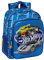HOT WHEELS SONNY Schulrucksack für Kinder, ideal für Kinder verschiedener Altersgruppen, bequem und vielseitig, Qualität und Widerstandsfähigkeit, 27 x 10 x 33 cm, Marineblau, marineblau, Estándar,