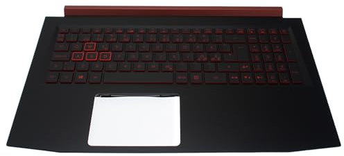 Acer Tastiera retroilluminata scandinava (Nordic) + bauletto nero Aspire Nitro 5 AN515-41 serie (originale)