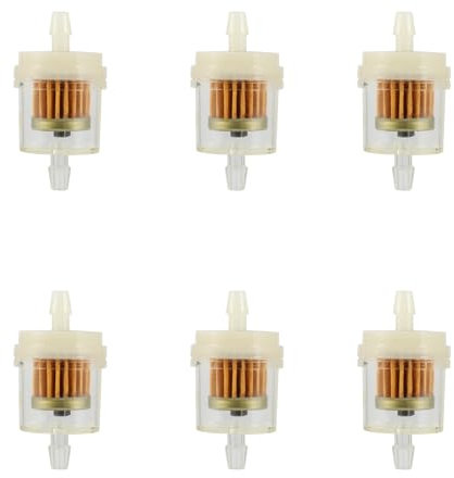 BIUGERCN 6 PCS Filtro Olio Universale per Moto per Tutta la Maggior Parte delle Moto da Cross e da Cross