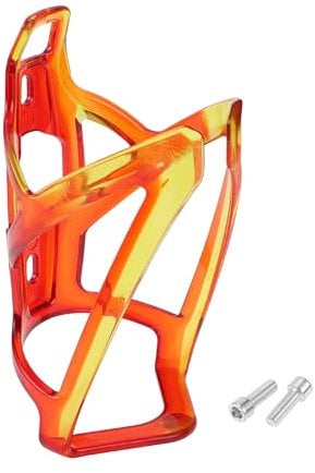 Motoforti Bike Bottle Cup Holder Cage Rack Integrally-formed PC Plastic Bicycle Drinks Holder for MTB Road Mountain Bike Outdoor Cycling Red Yellow Dazzle