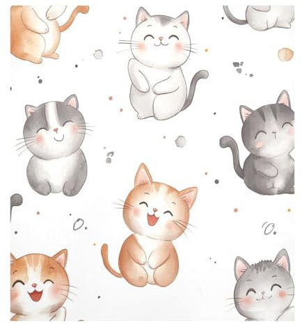 JUMBEAR Cute Cat Dishwasher Magnet Cover Waterproof Magnectic Sticker Refrigerator Magnet Decor Home Cabinet Decals Appliances Stickers for Home Kitchen 23x26