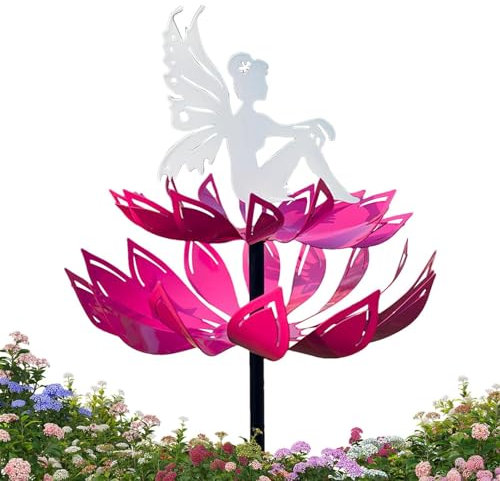 Raypontia Windmühle für Hof und Garten,Windspiele für Hof und Garten