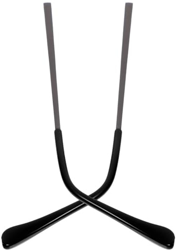 TOVINANNA Metal Eyeglass Arm Replacement with Spring Hinge, 13 cm Gunmetal Temple Legs for Comfort & Secure Fit, Universal Single-Tooth Design for Sunglasses & Reading Glasses, for Adults