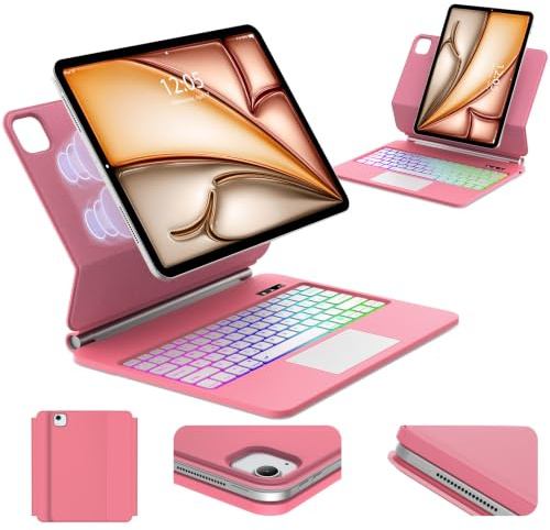 FOGARI Magic Keyboard Funda para iPad Air de 13 pulgadas 2026/2025/2024 (M4/M3/M2)