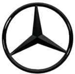 Mercedes-Benz Dark Chrom Mercedes-Stern Emblem für die Heckklappe A-Klasse 177 A1778178000