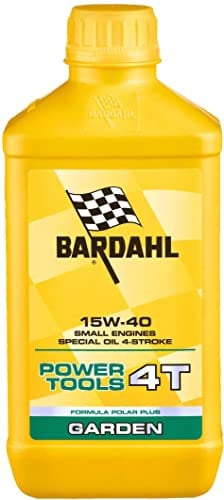 Bardahl - Lubrificante Garden 4T Power Tools, per Motori a Benzina, Olio per Motori che Operano a Regimi Elevati di Rotazione, per Tagliaerba, Decespugliatori, 1 Litro