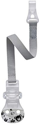 NIP Schnullerband mit Haken Unisex Bär