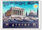 Kühlschrankmagnet Akropolis Hill in Athen. Zeichnung Illustration – Kühlschrankmagnet