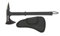 Albainox 32399 - Ascia in fibra nera con custodia per caccia, pesca, campeggio, outdoor, sopravvivenza e Bushcraft