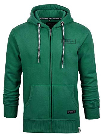 Spitzbub Herren Hoodie Pullover mit Kapuze Sweatjacke Zipper Kapuzenpullover mit Reißverschluss Nils