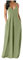 SoLu DAY8 Robe Longue Femme Ete Grande Taille S-5XL Robe Sexy Femme à Bretelles Robe de Plage Casual Decontractée Uni Couleur Vêtement Femme Pas Cher Robe Soirée Cocktail Chic (Vert, 3XL)