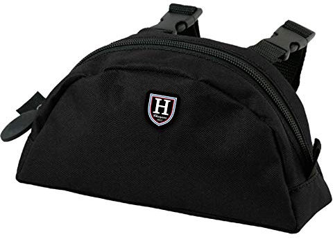 Harrison Howard Satteltasche mit 1680D Wasserdicht Stoff Satteltasche Sack Pommel Satteltasche für Westernsattel-Mars Schwarz