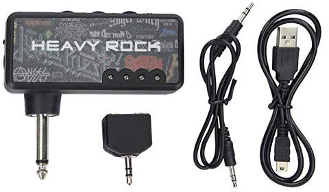 Accesorios de amplificador de auriculares silenciosos con enchufe de guitarra eléctrica recargable portátil para accesorio de pieza de instrumento musical