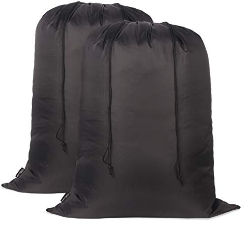 Asonen Bolsas grandes para lavandería, paquete de 2 unidades de 68x90CM, a prueba de desgarros, portátil, gran capacidad, bolsas de almacenamiento de para estudiantes,apartamentos,viajes,vacaciones