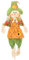 Operitacx Halloween Deko Vogelscheuche Farbenfrohe Garten Dekoration Für Erntedankfest Realistische Textur Einfach Aufzustellen Für Garten Rasen Und Hinterhof