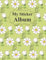 Sticker Album Floral Collection: Blank Sticker Book for Adults & Kids, Big Sticker Collecting Album Large Size 8.5x11In.