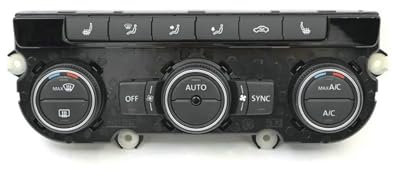 Climatronic Klimaanlage Bedienfeld Schalter AC Sitzheizung kompatibel for VW PQ 35 Cc Golf Mk6