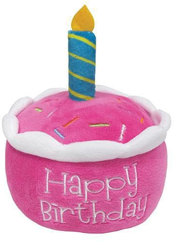 Hund Geburtstag Spielzeug Plüsch Geburtstag Kuchen Spielzeug Gefüllte Geburtstagstorte Hundespielzeug Waschbar Welpe Cupcake Plüsch Hund Kauspielzeug Cupcake Plüsch Geschenk Waschbar Für