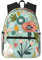 YHBLYKXP Leichter Seesack mit buntem Flora-Druck, für Reisen, Wandern, Tagesrucksack, bequemer Rucksack, Sporttasche, Schwarz, Einheitsgröße