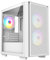 CiT Level 4 Airflow Micro-ATX PC Gaming Case M/ATX with Mesh Front Panel & Tempered Glass Side Panel with 3 x RGB Rainbow Fans Included | White