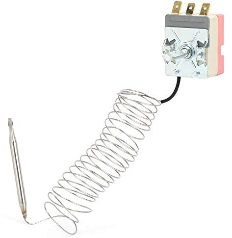 Car Radiator Fan Switch Universal Auto Parts Temperature Control Thermostat Precision ABS Black