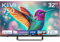 KIVI 32F750NB Smart TV Rahmenlos – Fernseher 32 Zoll FHD, Smart TV, FSA Panel, HDR, Android 11.0, WLAN & Bluetooth, Netflix HBO-fähig