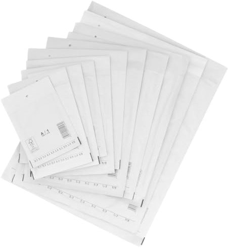 verpacking Luftpolstertaschen 120x175 mm A1 Weiß Versandtaschen - Luftpolsterumschlag Polsterumschläge selbstklebend 100 Stück