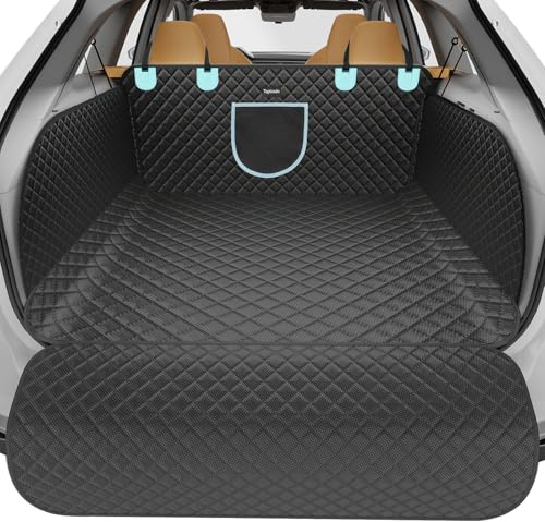 SUV Cargo Liner for Dogs, Pet Trunk Covers with Taller Side Panels, Black