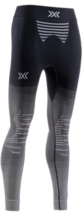 X-Bionic Damen Invent FX Hose – Thermoregulation, Performance-Boost, 3D Bionic Sphere System, Retina Ultra-Hochauflösung – Ideal für Wintersport & Outdoor - Schwarz/Grau/Hellgrau, L