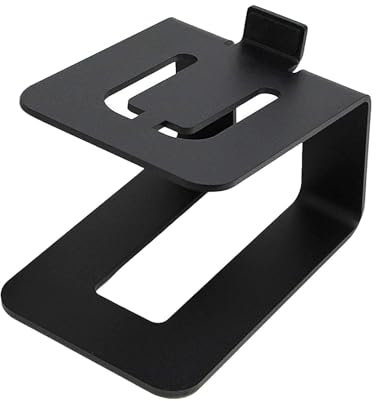 Cool Stand, soportes para monitor de estudio, soporte de altavoz de escritorio de acero al carbono, soportes de monitor negros, elevador de altavoz de sonido elegante para el hogar, trabajo, estudio,