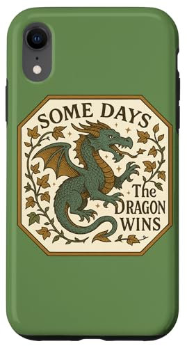 An manchen Tagen gewinnt der Drache Illustration Dragon Lover Hülle für iPhone XR