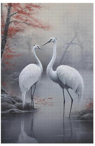 Grue Puzzle Für Erwachsene 1000 Teile Premium Recyceltes Brett Zum Lernen, Lernspielzeug, Familienspiele Kinder Holzpuzzle （78×53cm）