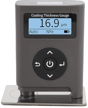 Luocute Beschichtungsdicke, Professionelle Industrielle Lackmesser Digital 2 Sieb Professionelles Industrie Fe/NFE 0.0-2000 μm Integriert mit BT Integriert