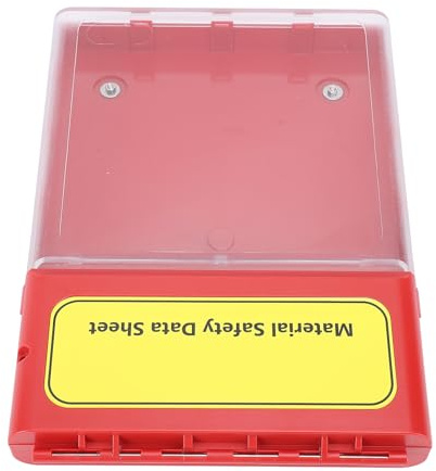HEEPDD Scatola Portadocumenti Visiva, Resistente Supporto per Schede di Sicurezza, Design Robusto e Resistente Alle Intemperie con Montaggio a Parete Magnetico per un Facile Accesso Ai Documenti