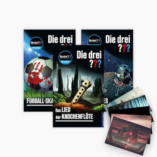 Die drei ???, 3 Bände + 1 exklusives Postkartenset
