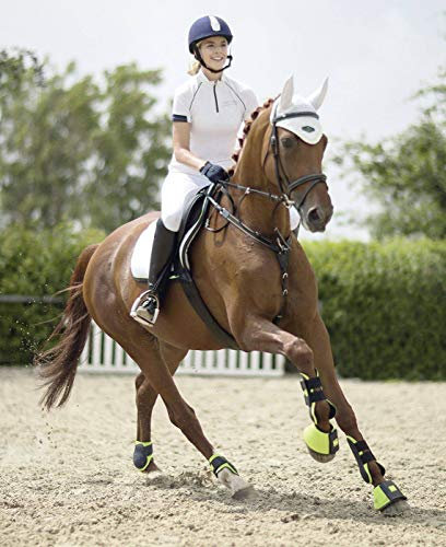 HKM PRO Team Hufglocken -Neon Sports-, Navy/neon gelb, XL
