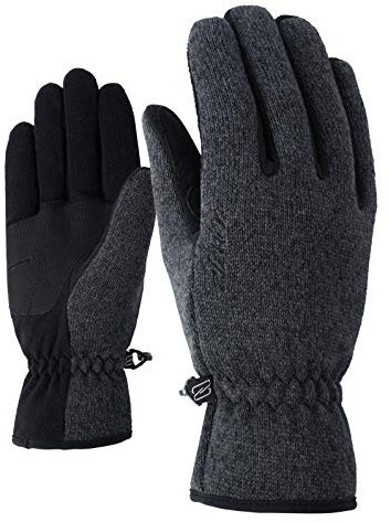 Ziener Damen Imagiana Lady Glove Multisport Freizeit Funktions Outdoor handschuhe Atmungsaktiv Gestrickt, black melange, 7.5 EU