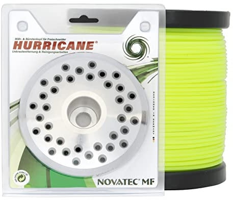 Mähkopf Hurricane Set - Fadenkopf Motorsense Freischneider Rasentrimmer inkl. Fadenspule/Mähfaden 4,4 mm x 165 m