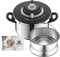 Seb Nutricook+ Olla a presión 6 L acero inoxidable, olla a presión inducción, fácil de usar, programa de cocción, fabricado en Francia P4220705