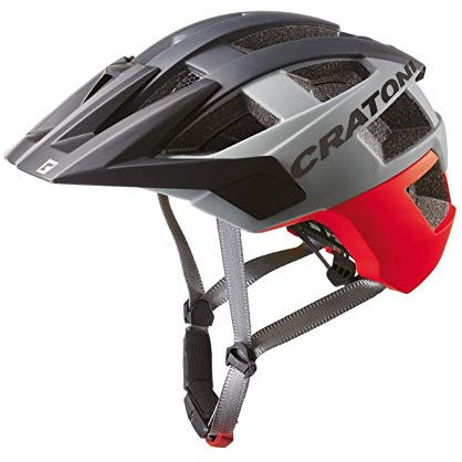 Cratoni Unisex – Erwachsene Allset Helme, Rot/Schwarz Matt, S-M (54-58 cm)