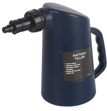 Bottiglia di riempimento batteria, 2L Car Filler Batteria al piombo-acido Strumento di riempimento del liquido Car Auto Car Deep Cycle Brocca